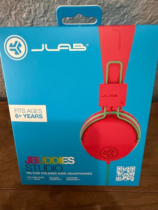 Jlab Other - JLab JBuddies Studio Kids Headphones - Red & Green. NEW